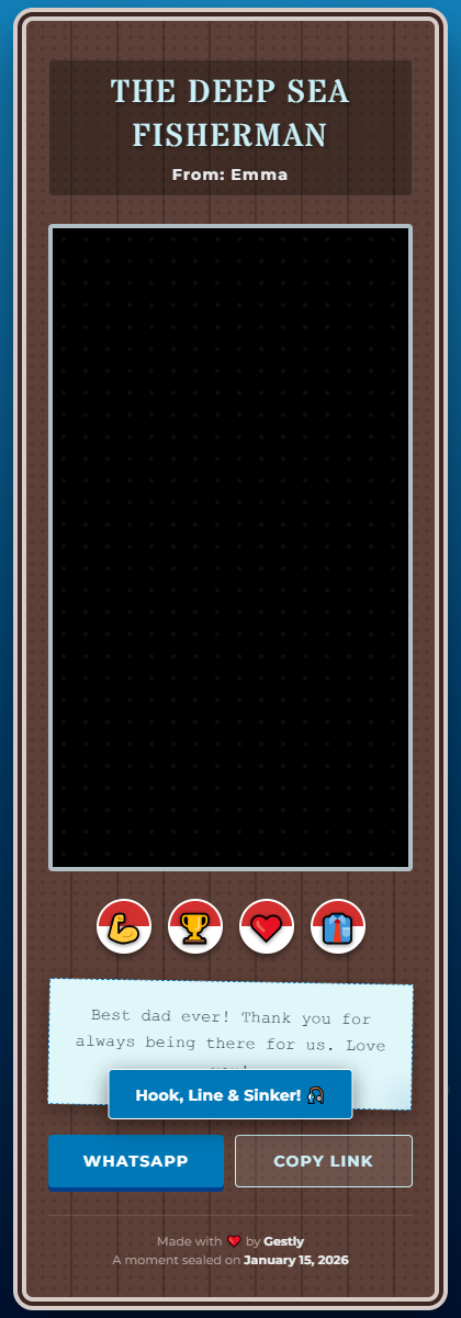 The Deep Sea Fisherman theme preview