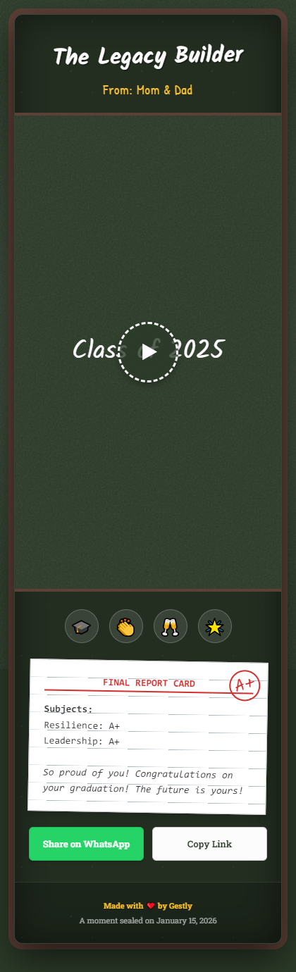 The Legacy Builder theme preview