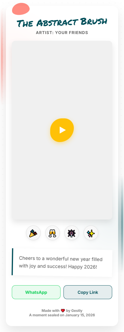 The Abstract Brush theme preview