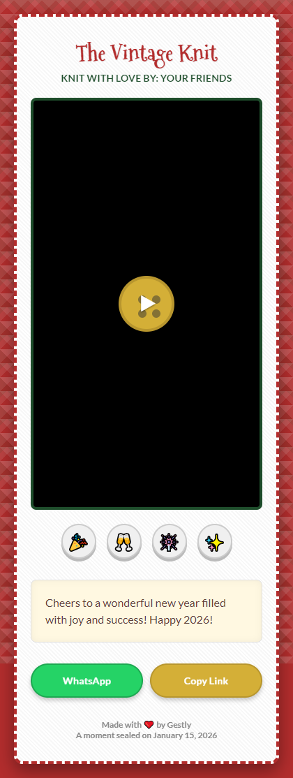 The Vintage Knit theme preview
