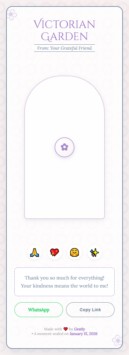 The Classic Floral Border theme preview