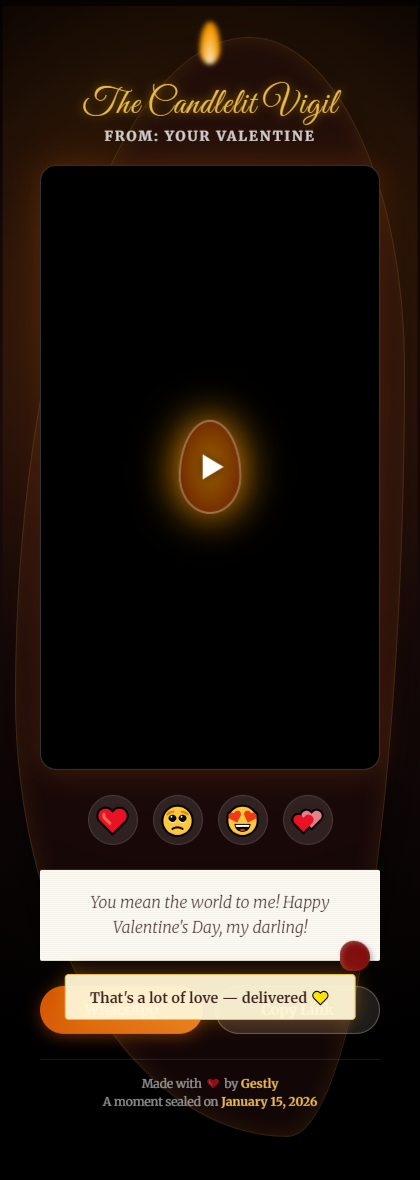 Candlelit Vigil theme preview