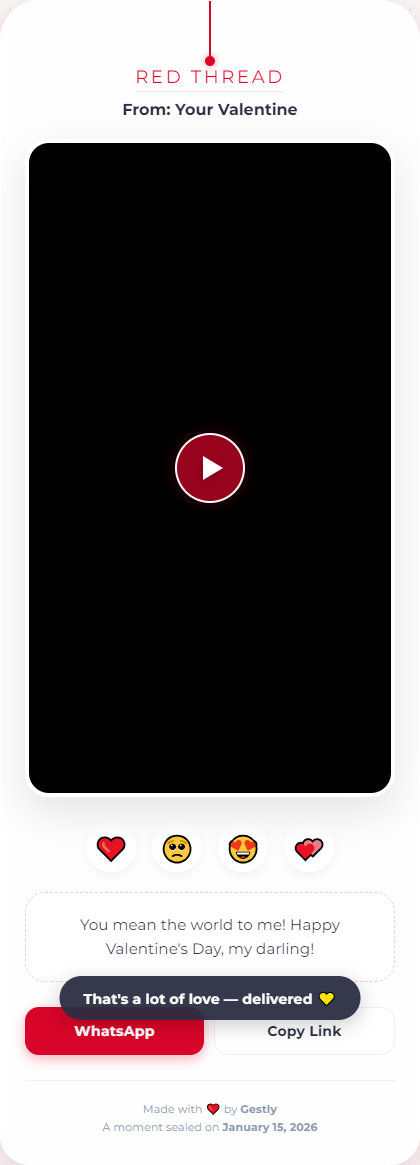 Red Thread of Fate theme preview