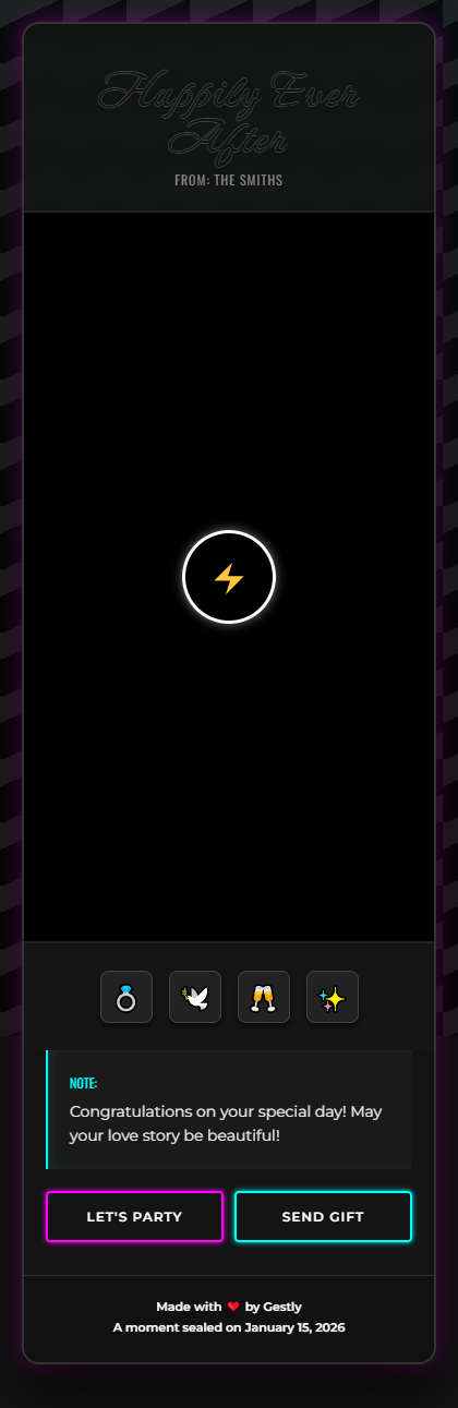 The Neon Sign theme preview